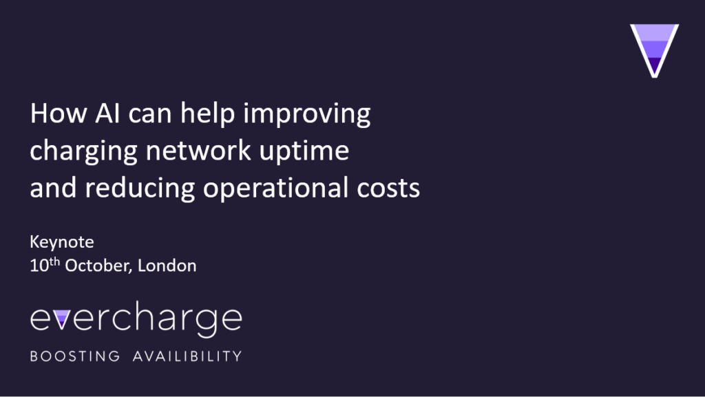 How AI can help improving charging network uptime and reducing operational costs